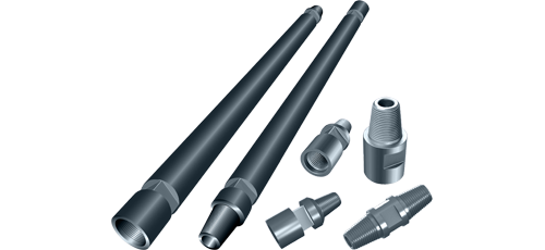 DTH Drill Rods (Tubes or Pipes) & Sub Adaptors